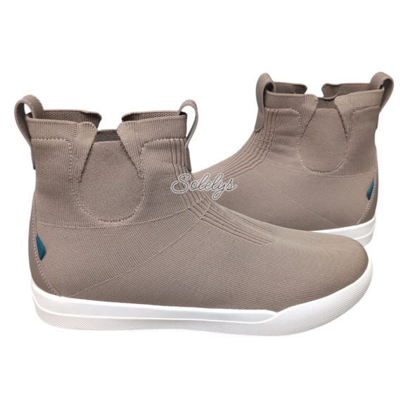 Vessi Weekend Chelsea Men 11 Waterproof Shiitake Brown Knit DymaTex Sneaker Boot - Picture 1 of 10